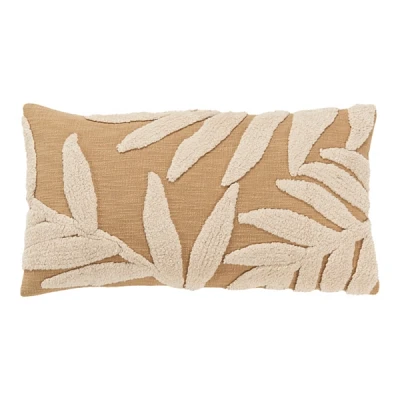 Golden Palm Lumbar Pillow