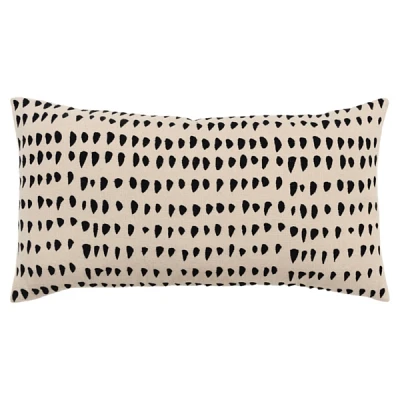 and Natural Animal Patterned Lumbar Pillow