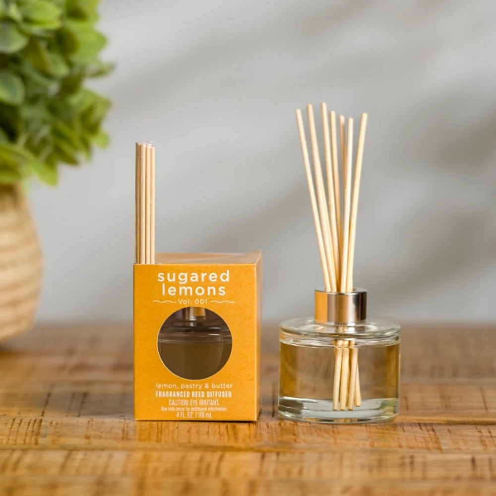 Sugared Lemons Reed Diffuser Set