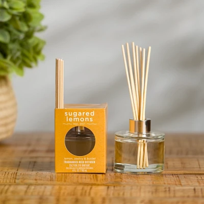 Sugared Lemons Reed Diffuser Set