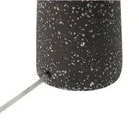 Gray Speckled Stone Table Lamp