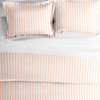 Pink Rugged Stripe 2-pc. Twin Duvet Cover Set