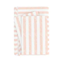 Pink Rugged Stripe 2-pc. Twin Duvet Cover Set