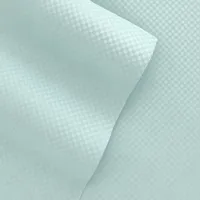 Aqua Embossed Checkered 3-pc. Twin Sheet Set