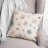 Apo Coral Outdoor Throw Pillow