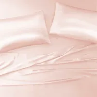 Blush Satin Standard 2-pc. Pillow Case Set
