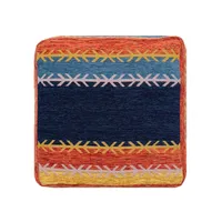 Boho Turkish Stripe Ultra-Soft Pouf