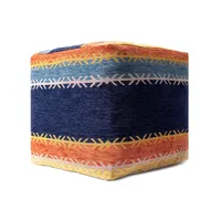 Boho Turkish Stripe Ultra-Soft Pouf