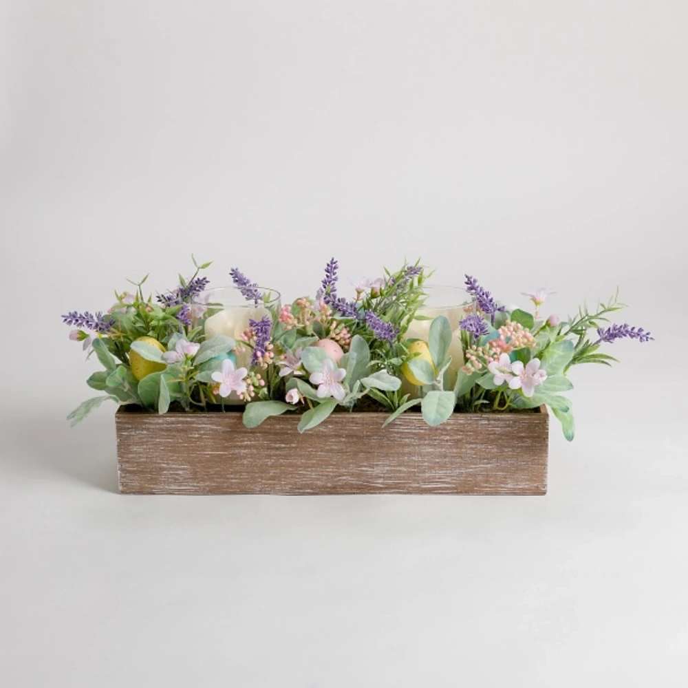 Lavender & Lamb's Ear Centerpiece