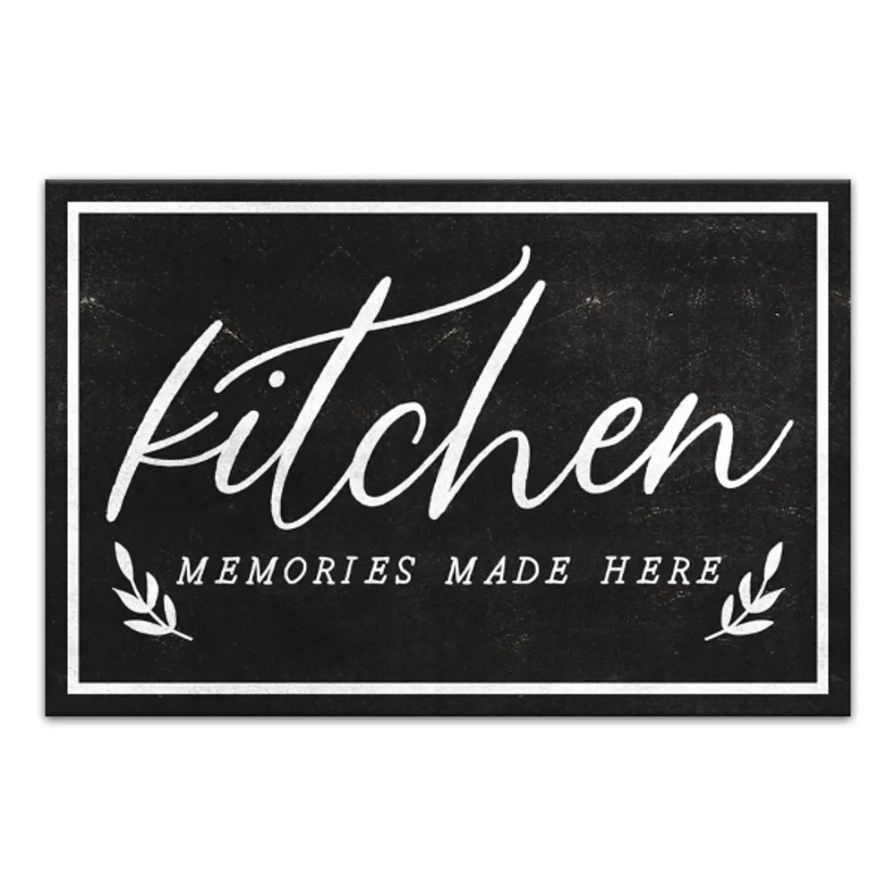 Kitchen Memories Canvas Wall Plaque