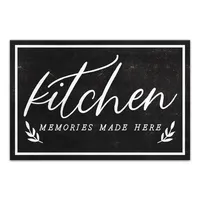 Kitchen Memories Canvas Wall Plaque