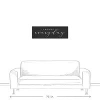 I Choose Us Every Day Canvas Wall Plaque