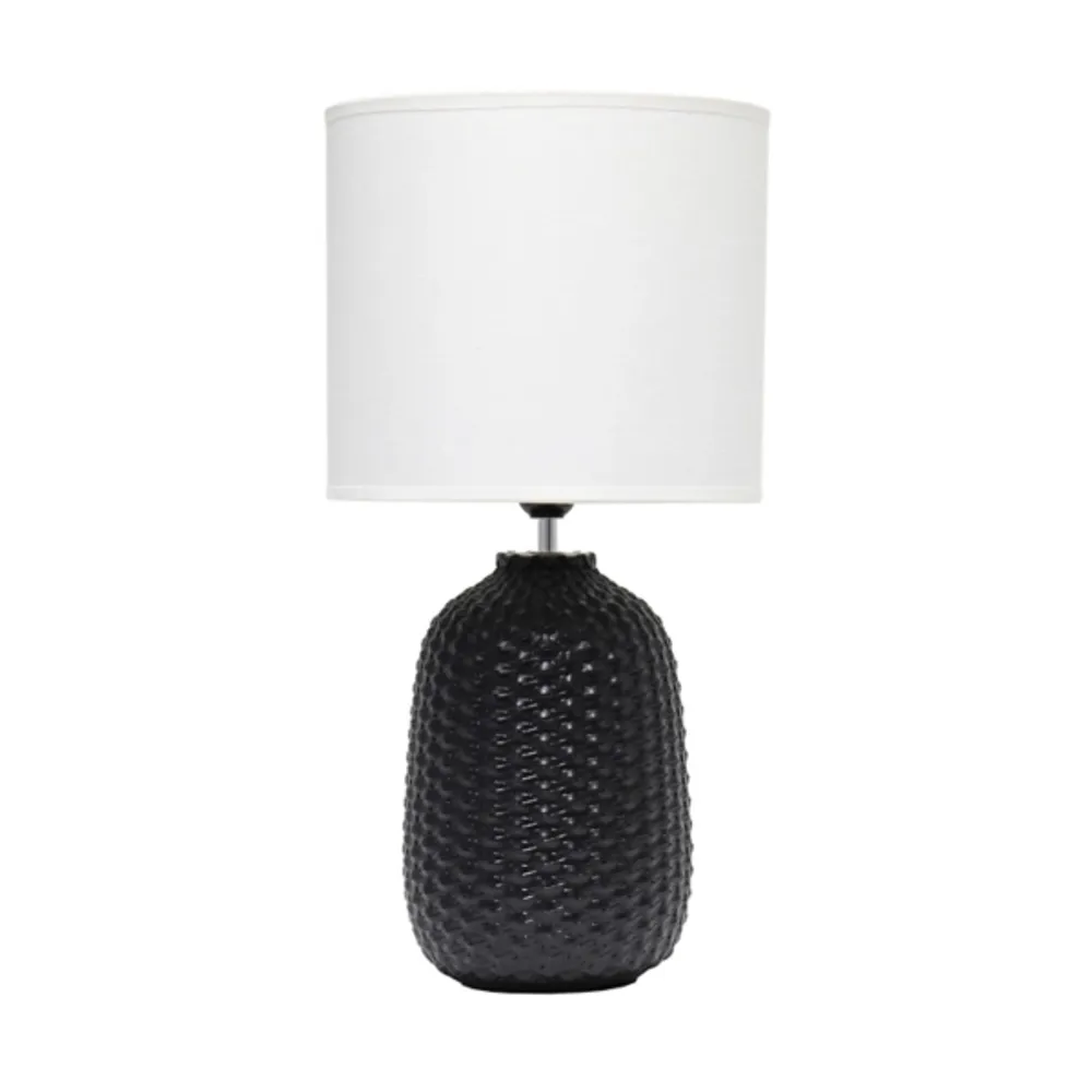 Purled Ceramic Table Lamp