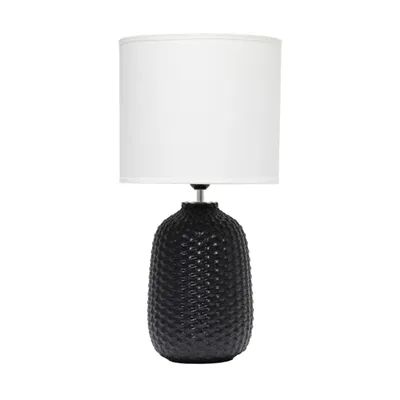 Purled Ceramic Table Lamp