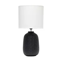 Purled Ceramic Table Lamp