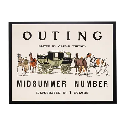 Vintage Midsummer Magazine Cover Framed Wall Art