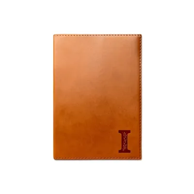 Rawhide Faux Leather Floral Monogram I Journal