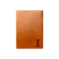 Rawhide Faux Leather Floral Monogram I Journal