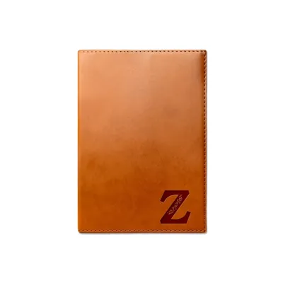 Rawhide Faux Leather Floral Monogram Z Journal