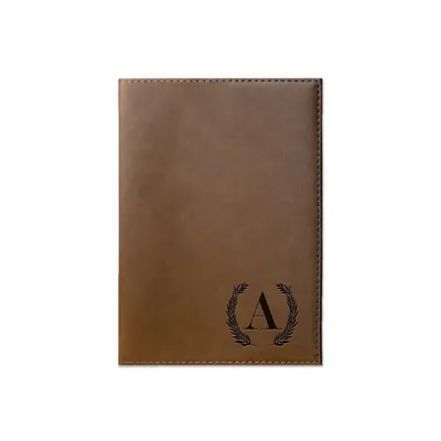 Personalized Leather Pampas Laurel Journal