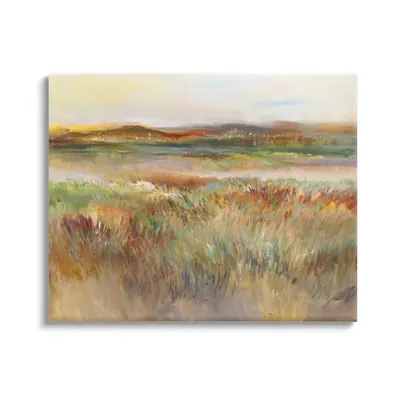 Countryside Grassland Canvas Art Print
