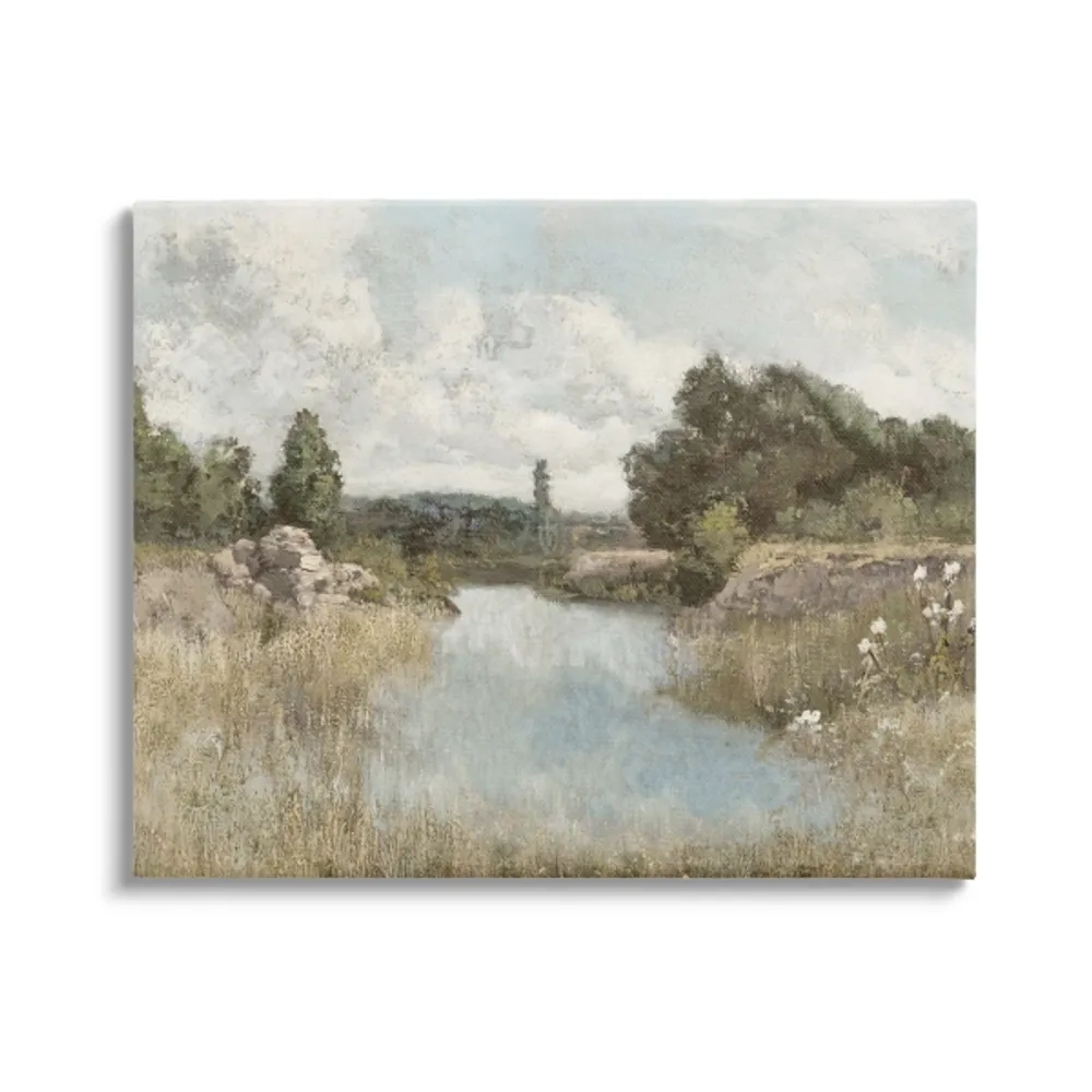 Wilderness Stream Canvas Art Print, 40x30 in.