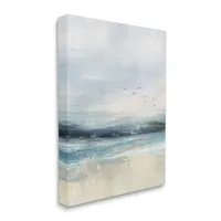 Brushed Ocean Landscape Canvas Print, 24x30 in.