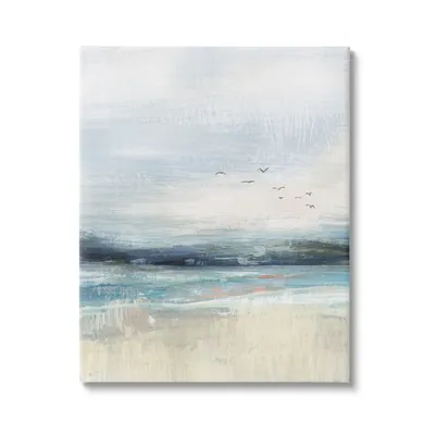 Brushed Ocean Landscape Canvas Print, 24x30 in.