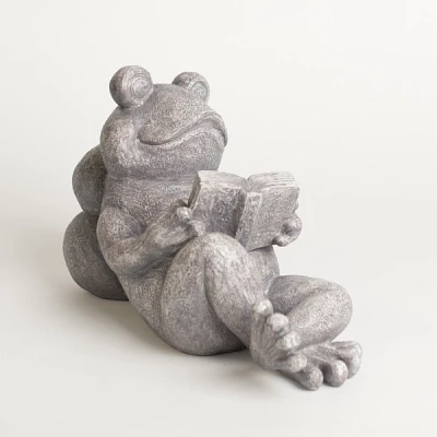 Lazy Frog Outdoor Statue