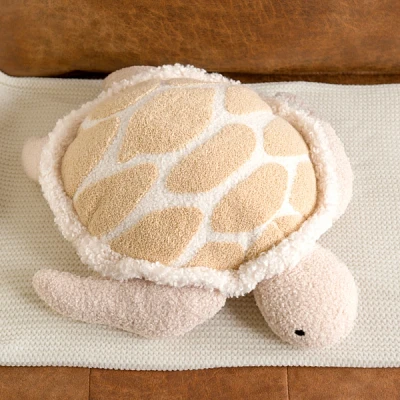 Sea Turtle Boucle Pillow