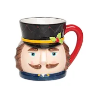 Nutcracker Christmas Mugs, Set of 2