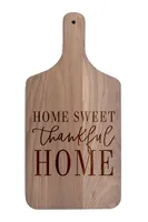 Walnut Wood Home Sweet Thankful Home Cutting Board