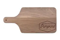 Walnut Wood Farm Fresh Pumpkins Cutting Board