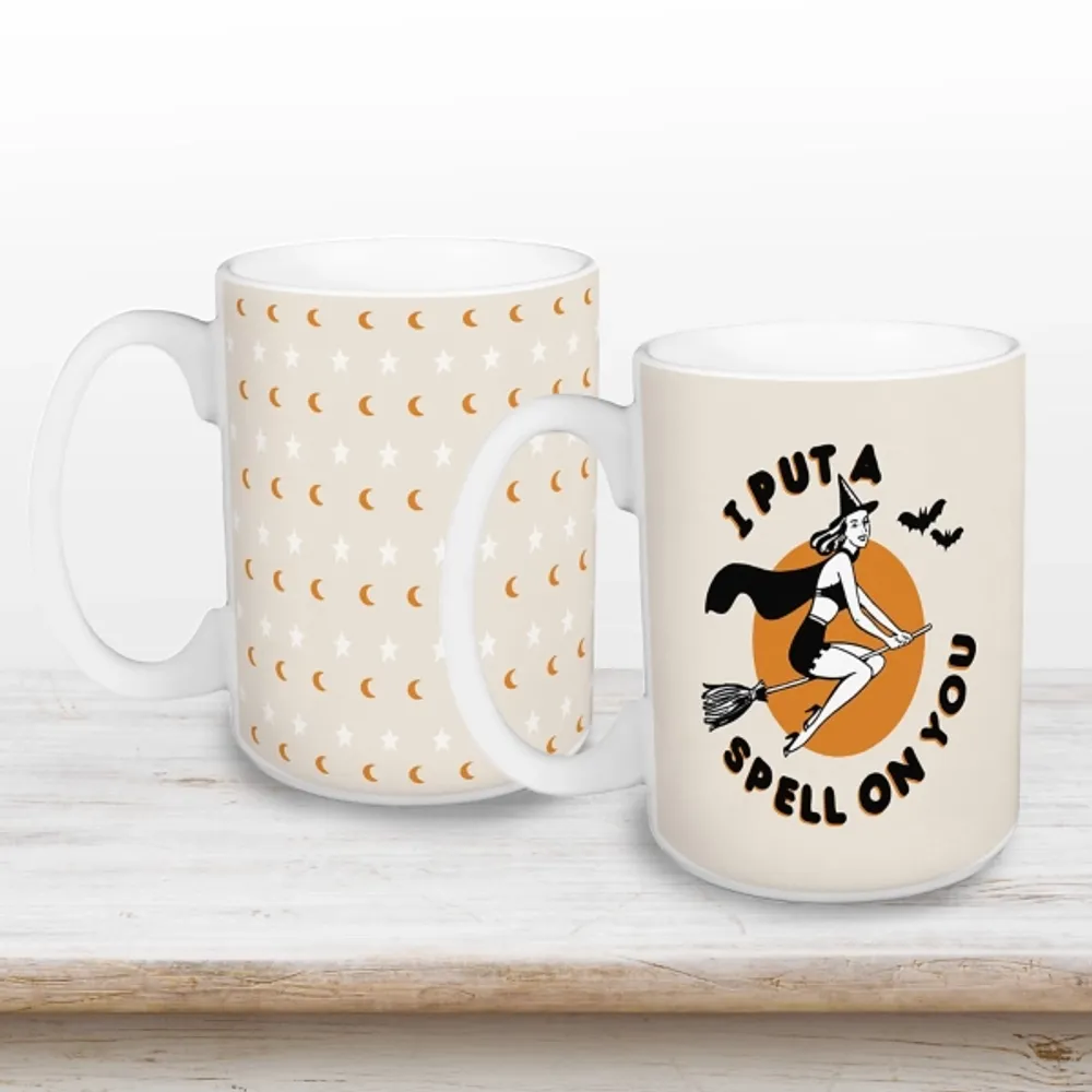 Spell On You Halloween Mugs, Set of 2