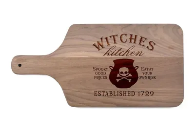 Walnut Witches Kitchen Halloween Cutting Board