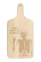 Personalized Maple Rockin Skeleton Cutting Board