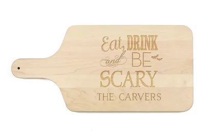 Personalized Maple Be Scary Cutting Board