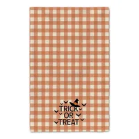 Plaid Trick or Treat Tea Towels, Set of 2