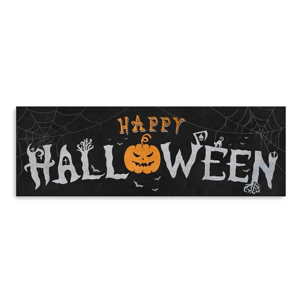 Spooky Happy Halloween Canvas Art Print