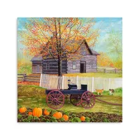 A Day on the Farm Canvas Art Print