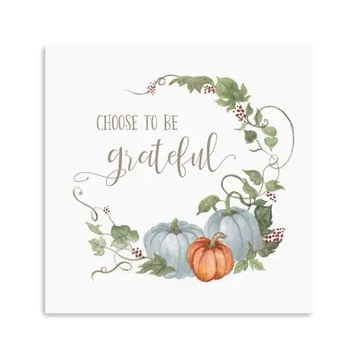 Choose to Be Grateful Canvas Art Print