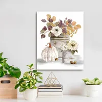 Fall Florals Canvas Art Print