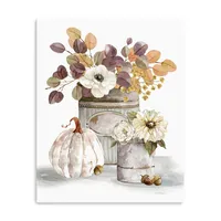 Fall Florals Canvas Art Print