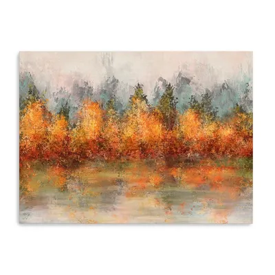 Fall Abstract Canvas Art Print, 24x18 in.