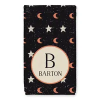 Personalized Star & Moon Tea Towels, Set of 2