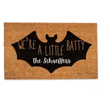 Personalized We're a Little Batty Doormat