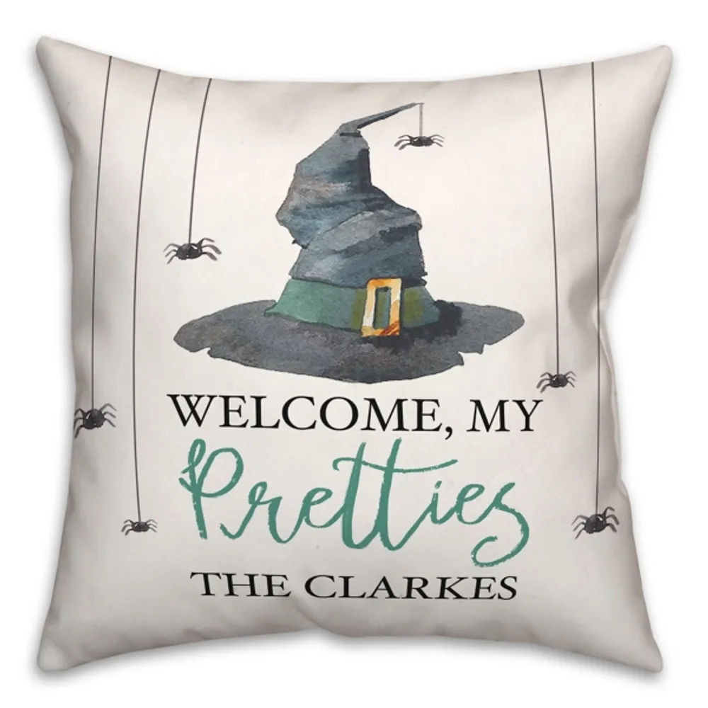 Personalized Welcome My Pretties Outdoor Pillow