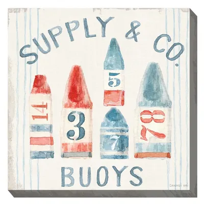 Nautical Supply Outdoor Canvas Art Print