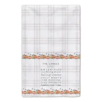 Personalized Fall Things Tea Towels, Set of 2