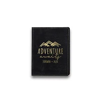 Black Personalized Adventure Passport Holder